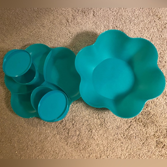 Tupperware Dining Tupperware Chip Dip Set Poshmark